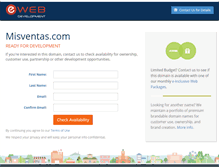 Tablet Screenshot of misventas.com
